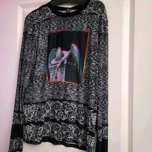 Current Mood Angel Mesh Top Size 2X NWT